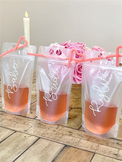 straws and pouch monogram.